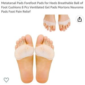 👣 2 packs of 8 Metatarsal Pads Ball of Foot Soft Gel Pad Cushions 👣